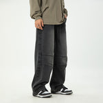 Napxon man Pair Pleated Japanese Drawstring Trousers