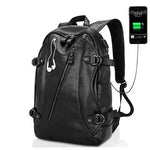 Napxon Usb Charging Leather Backpacks