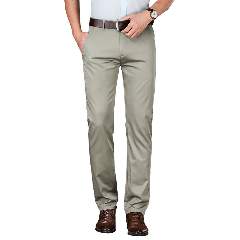Napxon stretch Ice Silk Straight Slacks Man
