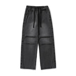 Napxon man Pair Pleated Japanese Drawstring Trousers
