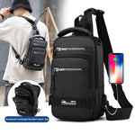 Napxon multifunction Bags For Men Nylon Backpack Crossbody Shoulder Bag With USB