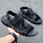 Napxon casual Roman Sandals Men Strap Velcro Shoes